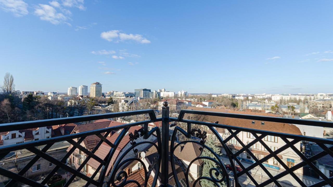 Gregory Boutique Hotel Chişinau Exteriör bild View from the top of the tower